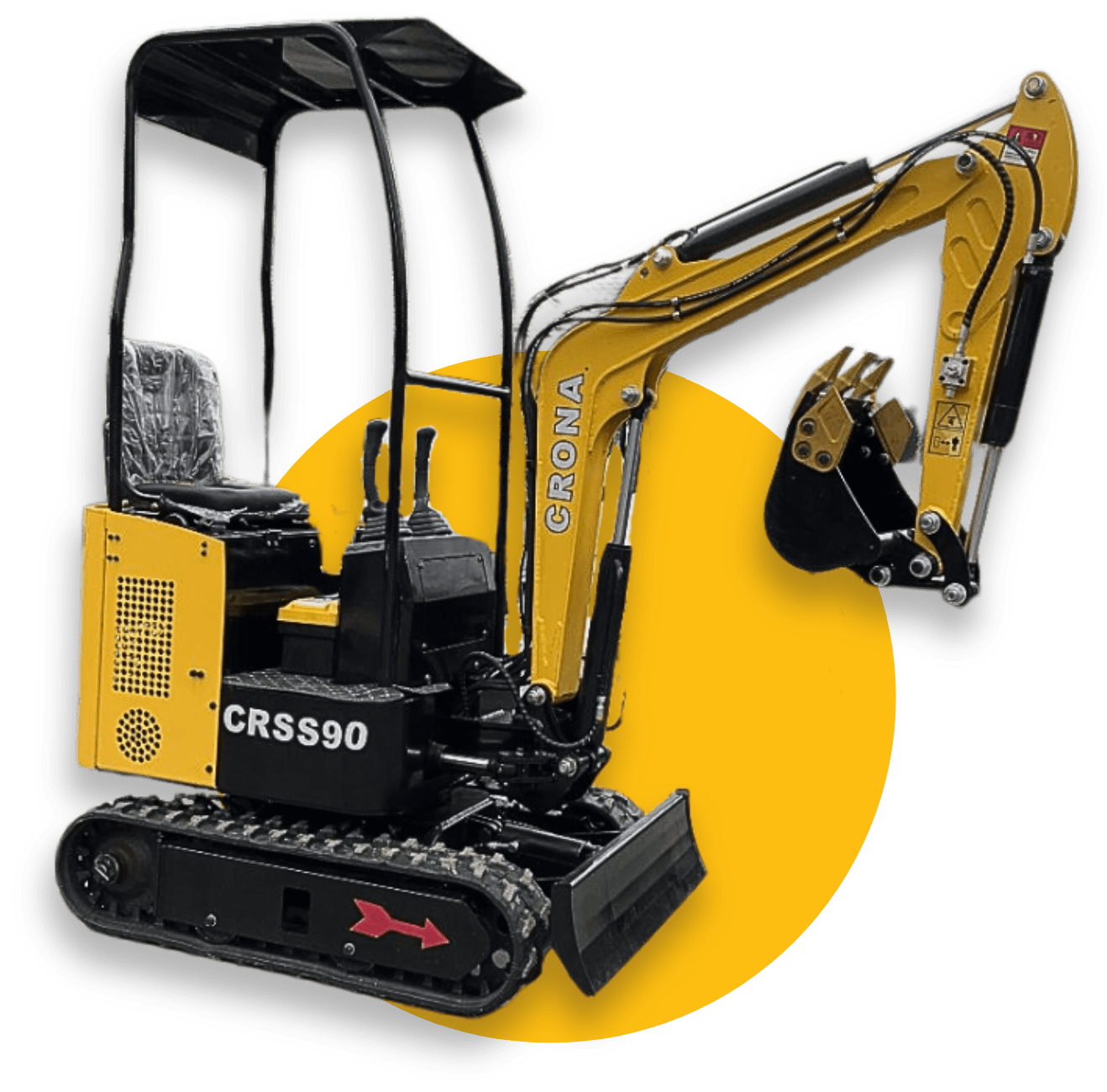 Pásový mini bagr k pronájmu s mimoosým kopáním - Mikulov, Dobré pole, Dolní Dunajovice, Břeclav, Lednice, Valtice, Pohořelice, Dolní Vstonice, Horní Věstonice, Pavlovice