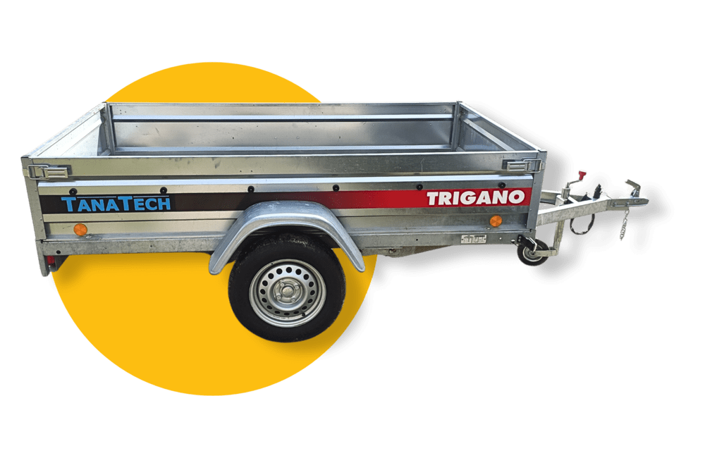 Pronájem jednoosého přívěsného vozíku BAGRDEPO Dobré pole u Mikulova, Břeclav, Hodonín,